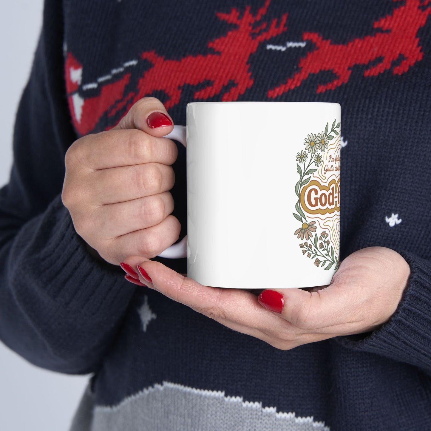 God-fidence Ceramic Mug, 11oz
