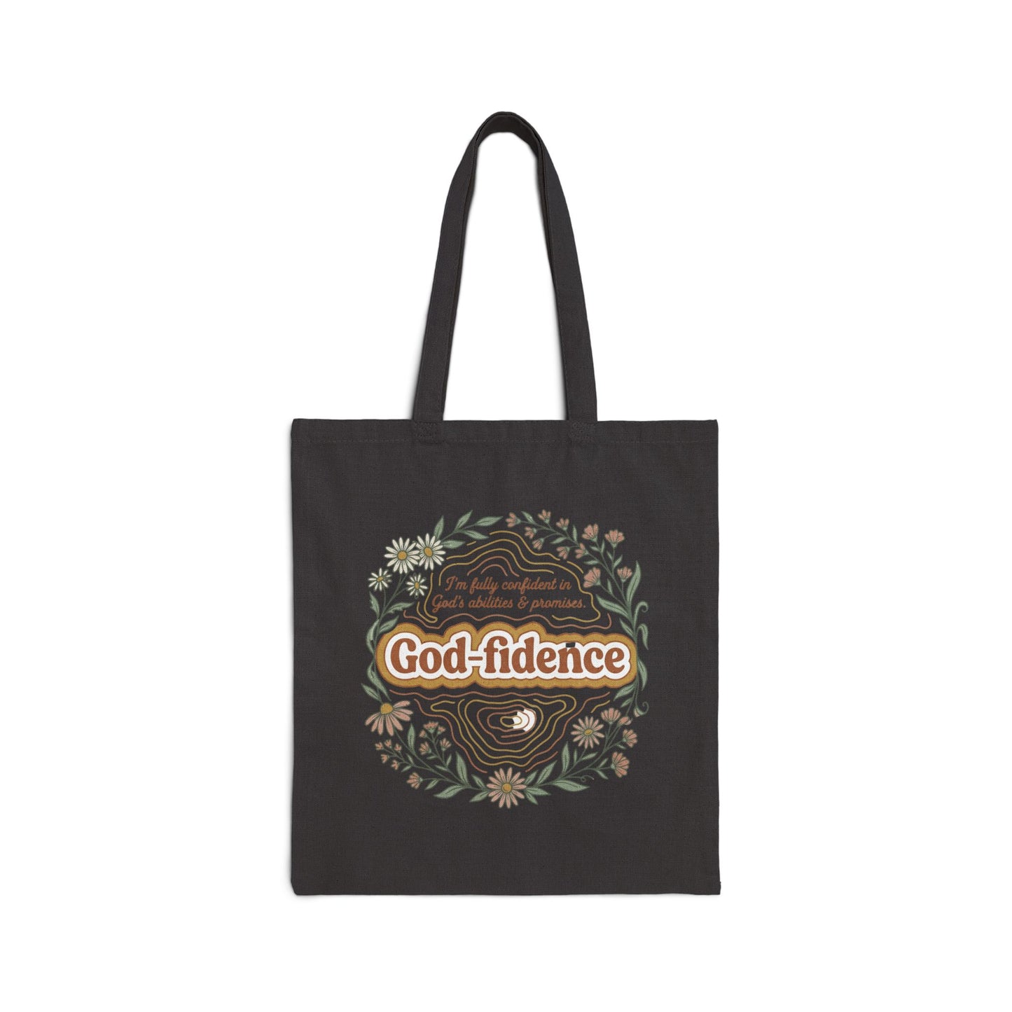 God-Fidence Christian Tote Bag — "I am fully confident in God's abilities & promises"