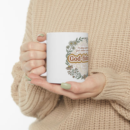 God-fidence Ceramic Mug, 11oz