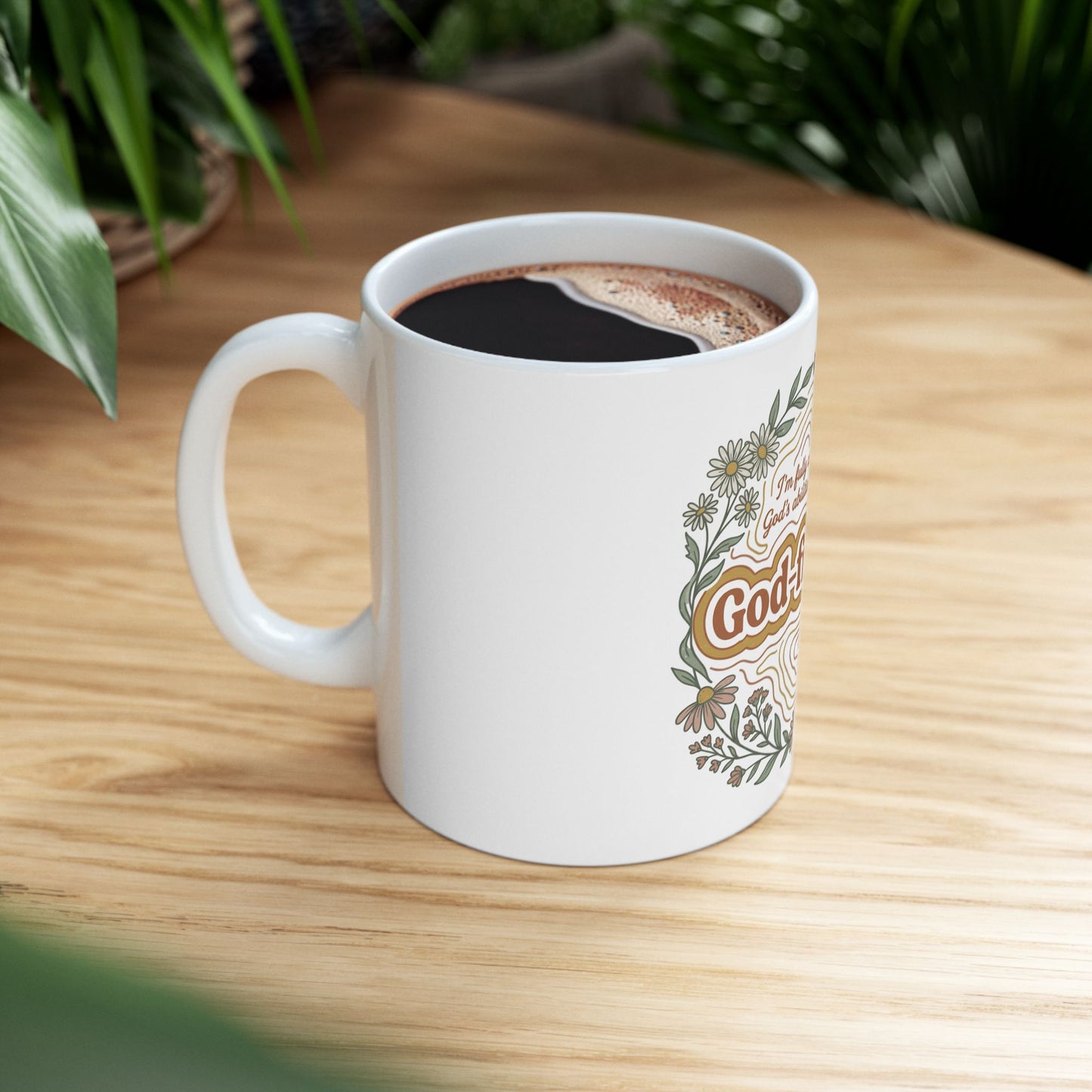 God-fidence Ceramic Mug, 11oz